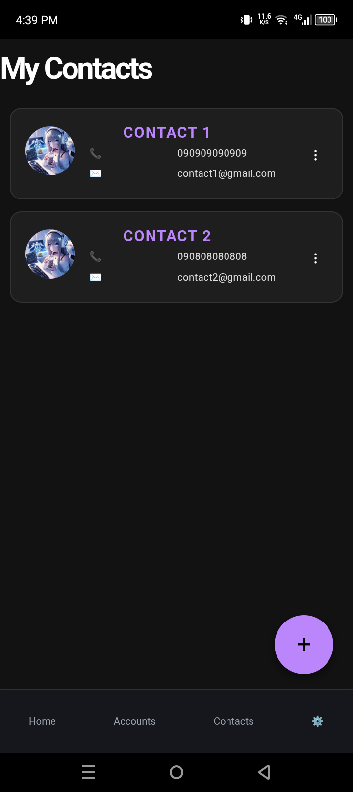 Contact Management Hub